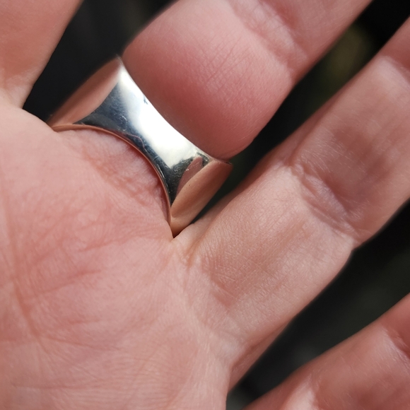 Handmade Sterling Silver 925 Onyx Thunderbird Ring Size 8 - Picture 4 of 8